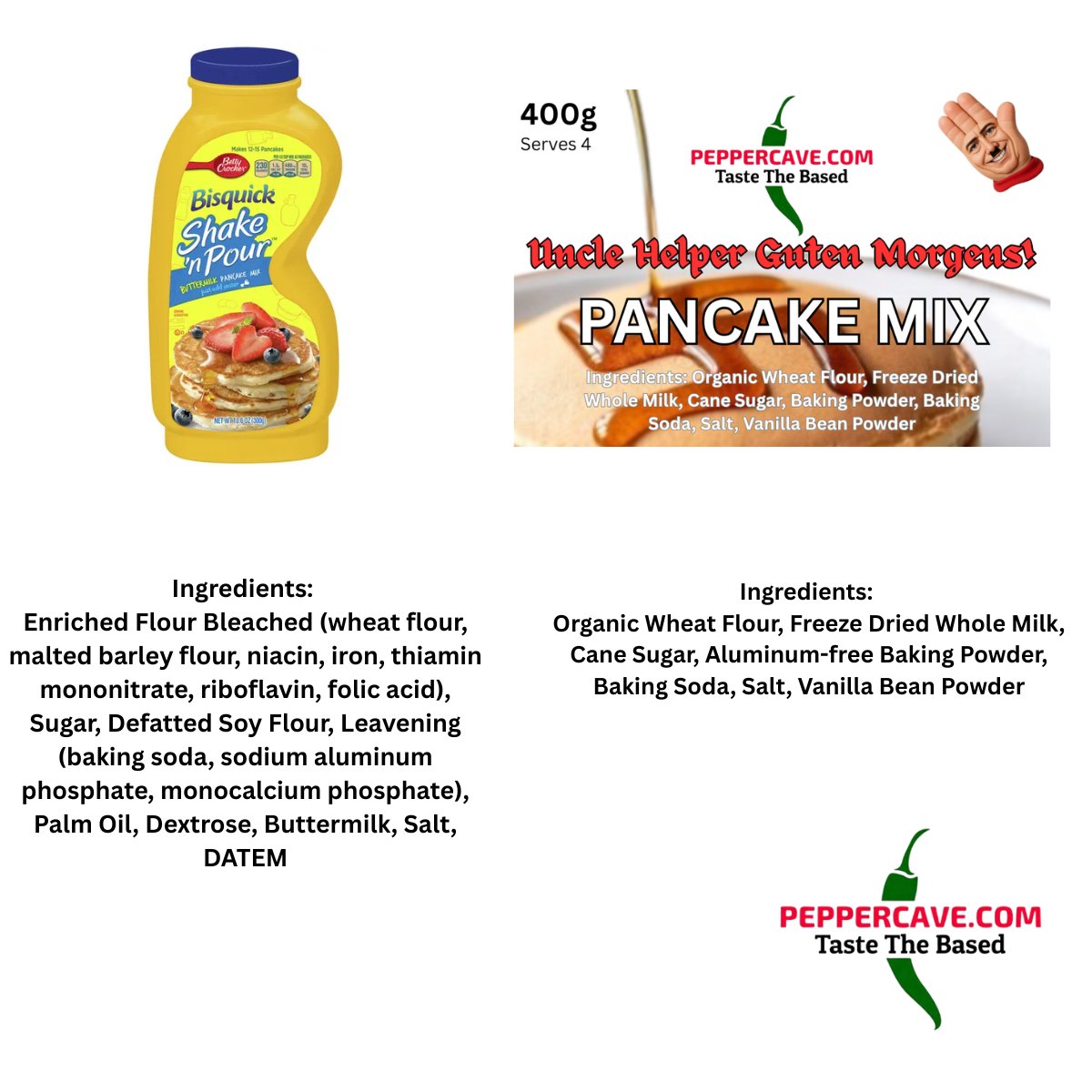 spicewaffen's tweet photo. Made by White people for White people. No additives. No preservatives. No "anti-caking" agents. just clean food with no rabbis or government-jews involved. Save 14.88% w/ code: ItsThejews - https://t.co/jWKgWoWCmm https://t.co/2TwwPNMPpe