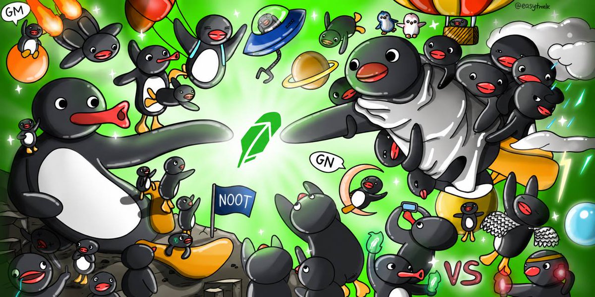 Sumair_5er's tweet photo. @mikadontlouz Your OG penguin $Noot is here on Robinhood @nootonhood https://t.co/4Zie4qJnOi