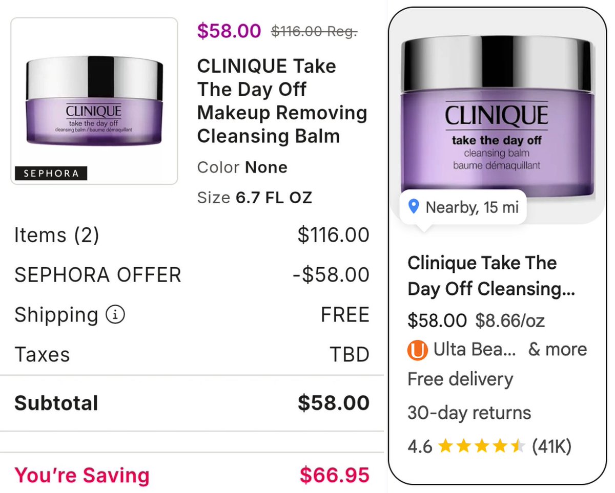 GlitchedDeals's tweet photo. BOGO CLINIQUE SKIN CARE BALMS

Two Clinique makeup remover balms for $58 with code 'BUYMINIS' at Kohl’s

https://t.co/GBmrzCgZjo

Ulta Beauty is charging full price for one balm

Free shipping + $10 Kohl’s cash for every $50 spent #ad https://t.co/fivFSWlxM6