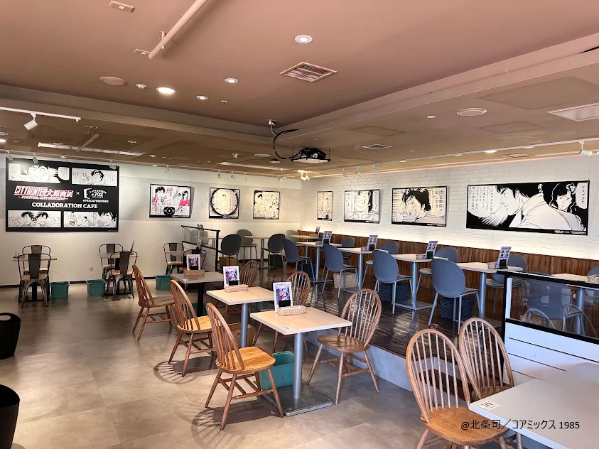 SLD_collabocafe's tweet photo. 📢『シティーハンター大原画展 』コラボカフェは
本日よりスタートいたします！

皆様のご来店をお待ちしております🙇
 
🗓️開催情報🗓️
大阪：＃702 CAFE&amp;DINER なんばパークス店
期間：7月11日(土)～8月23日(日)

ご予約や詳細は特設サイトから👇
https://t.co/mCF6TwGsK1 https://t.co/LxZ12Uuiiz
