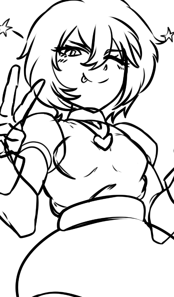 jeistari's tweet photo. screw art tutorials and anatomy  im drawing OFF PURE VIBES AND CTRL Z https://t.co/7rMjSG2x6R