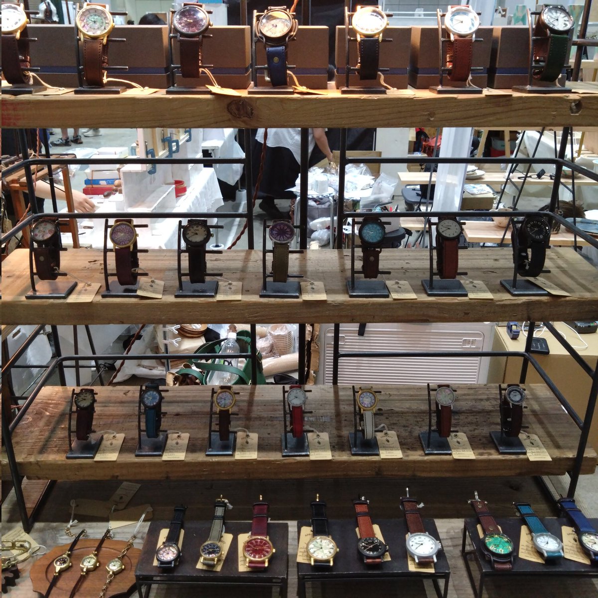 arkraftwatch's tweet photo. 今日は東京ビッグサイトで開催するハンドメイドジャパンフェスに出店しています
ブースは西館1FのK-189です
総数120点前後の手作りの腕時計を用意してありますのでご来場予定の方はぜひいらしてください

#HMJ
#handmadeinjapanfes https://t.co/dOnelZrZww