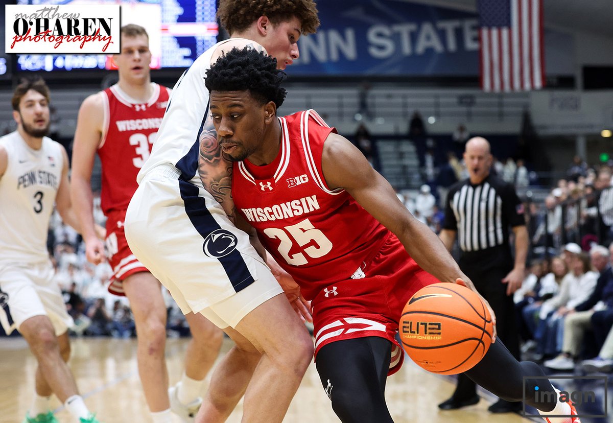 moharenphoto's tweet photo. .@BadgerMBB defeats @PennStateMBB 98-71 in the Return To Rec game played Thursday evening at #RecHall in University Park, PA. @UWBadgers #OnWisconsin #WeAre #PennState #SweatWithUs @LegionofBluePSU #LegionOfBlue #ReturnToRec @imagnimages #ImagnImages @NicholaswBoyd @GregGard https://t.co/0y8tspxy22