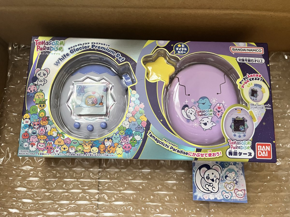 pepper_37's tweet photo. 【たまごっちパラダイス】🥚届いた🐣
「おこじょっち」のシールつき！
やっぱりケースがあると安心！ https://t.co/cuPtgi25Ta