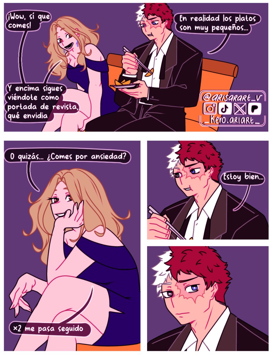 arisarart's tweet photo. "¿Donde termina tu recuerdo?" Cómic TodoMomo 💙❤️
Parte 15
Qué difícil es darle diálogos a Camie, Dios jajaja y Shoto, Shoto seguía comiendo 
#shoto #Yaoyorozu #mha https://t.co/NmeG628nS2
