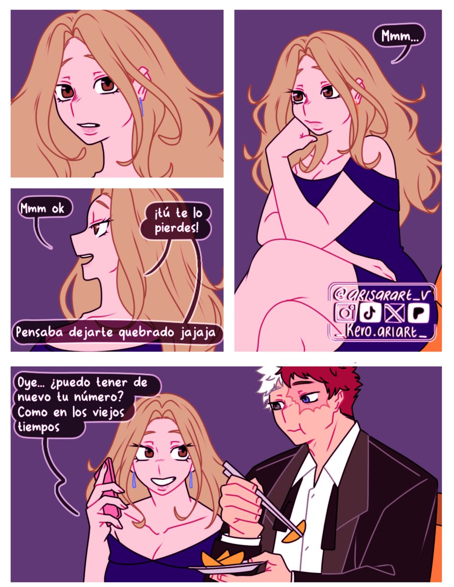arisarart's tweet photo. "¿Donde termina tu recuerdo?" Cómic TodoMomo 💙❤️
Parte 15
Qué difícil es darle diálogos a Camie, Dios jajaja y Shoto, Shoto seguía comiendo 
#shoto #Yaoyorozu #mha https://t.co/NmeG628nS2