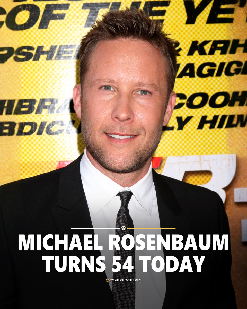 CoveredGeekly's tweet photo. Michael Rosenbaum turns 54 today! 🎉 https://t.co/5TsSjEPnKv