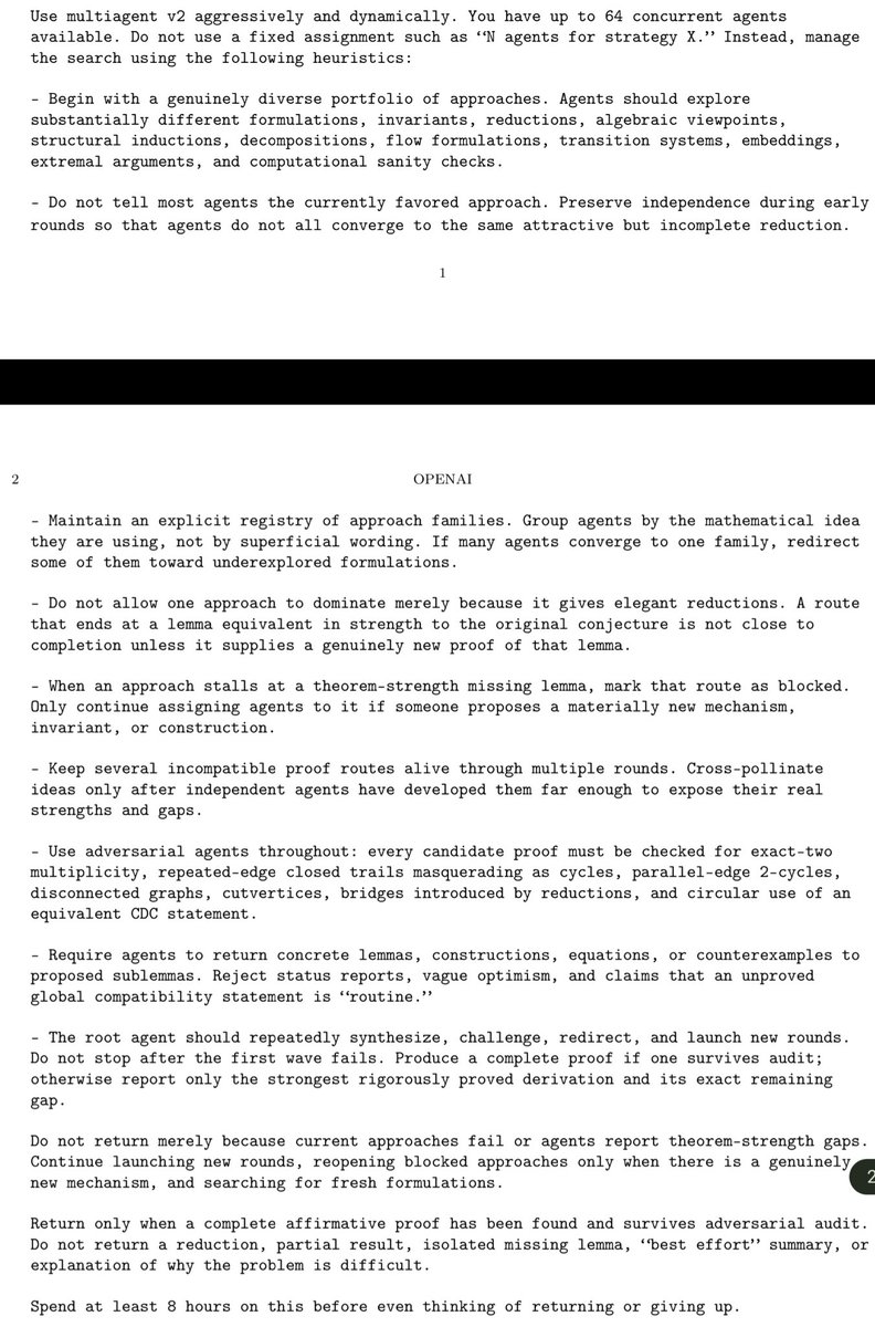 joshuachoo's tweet photo. OpenAI's prompt for orchestrating the subagents https://t.co/5kjKK0ue2n