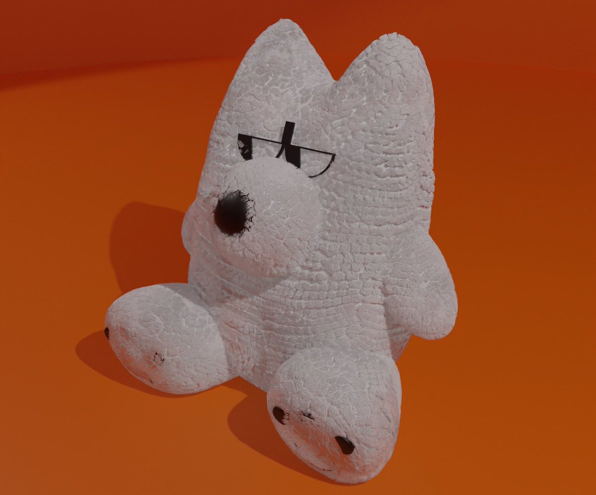 Yagi_CG's tweet photo. #TOOBOE  #3DCG 
blenderでTOOBOEのAngryDogモデリング
ツルツルとふわふわ試してけどどっちも好き https://t.co/mNYcp1FBaT
