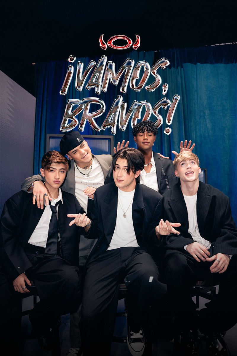 santos_bravos's tweet photo. ¡Bienvenidos a "¡VAMOS, BRAVOS!," el primer programa de variedades de SANTOS BRAVOS! 🏁 

Verán a Drew, Kauê, Alejandro, Gabi y Kenneth en retos, juegos y difíciles misiones... 🔥

¡No se pierdan el estreno del primer episodio este martes a las 7PM (CST) en nuestro canal de YouTube y Spotify!

🔗‍️https://t.co/DCryVoUUXa

#SANTOSBRAVOS #STBV #VAMOSBRAVOS