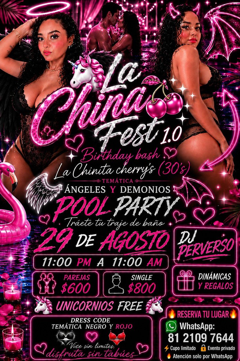 Sweet_Rain0896's tweet photo. ℍ𝕠𝕝𝕒𝕒!! ℂ𝕙𝕖𝕣𝕣𝕪'𝕤🍒✨
Les pasó a invitarlos a mi Fest 1.0
Dónde la vamos a pasar bien chicles bomba !! 🍒✨
Vamos a tener Dj🎧
Dinámicas y regalos🎉
Trae tu mejor disfraz con el color del dress code mencionado

Les pasó los siguientes cover en diferentes fases !! 🫶🏻✨ https://t.co/NRGsyFWBLv