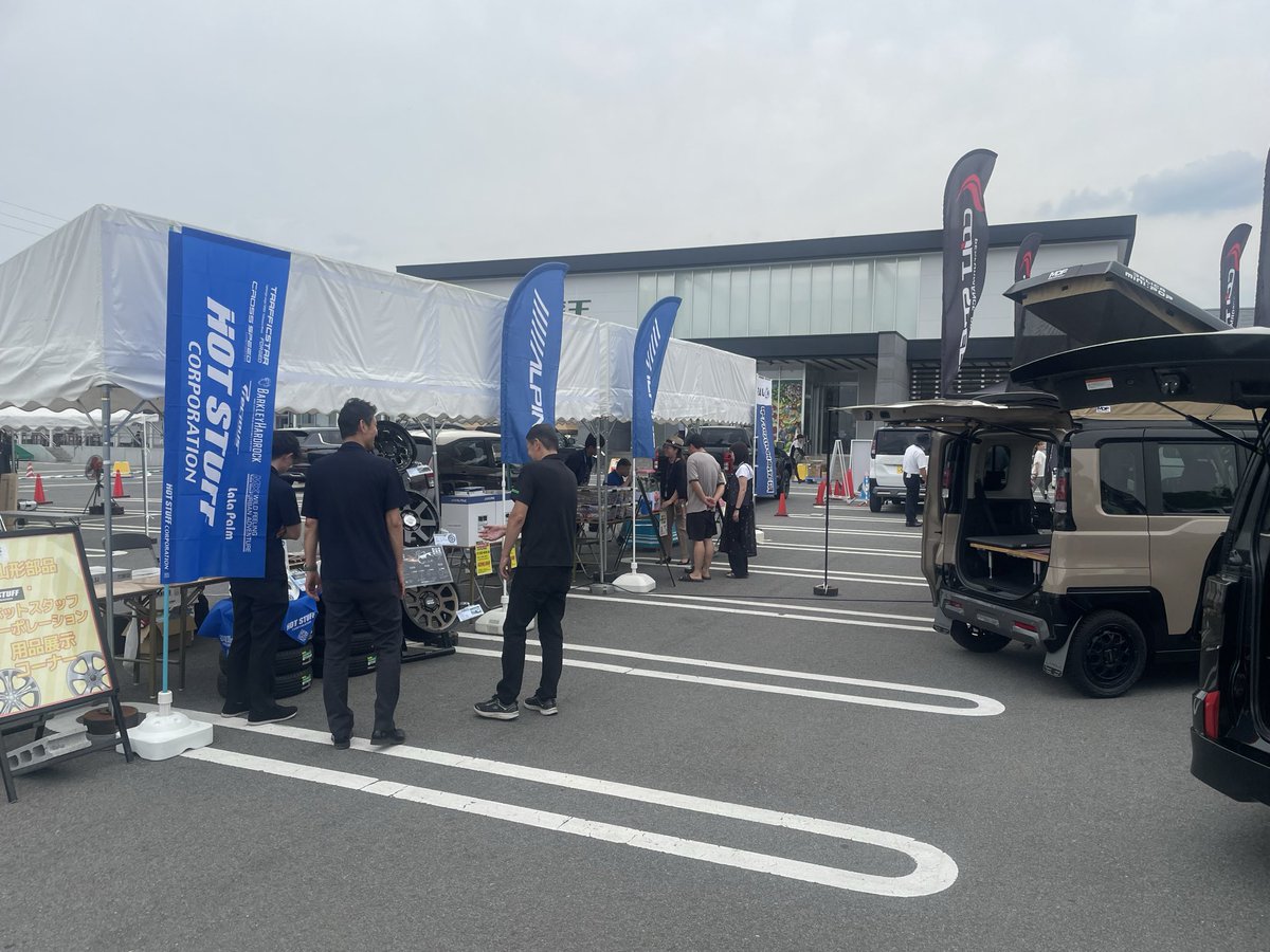 COLTSPEED's tweet photo. 道の駅やまがた蔵王にて山形三菱自動車さんのイベントに参加しております。皆様のご来場をお待ちしております。 https://t.co/k2841zkpbc
