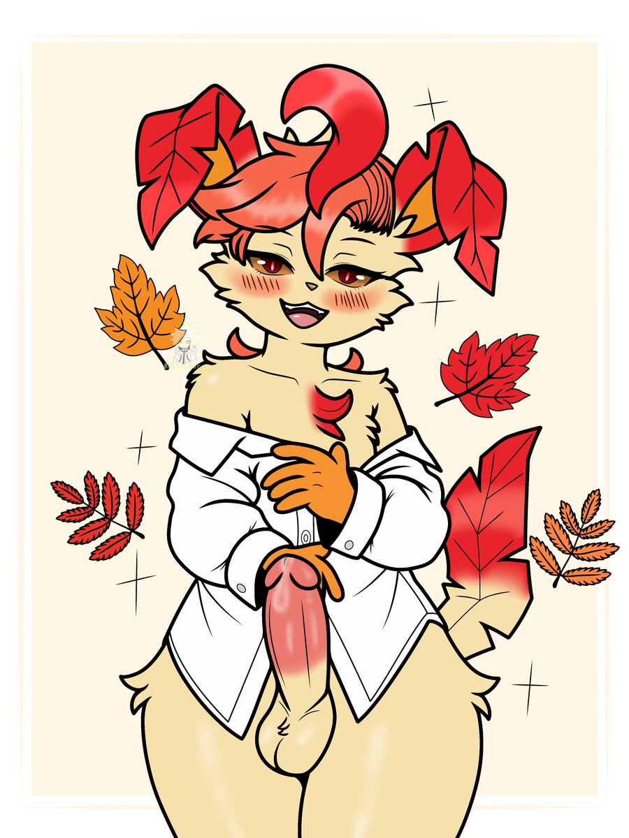BokiChara's tweet photo. Job finished~ 🍂☘️🧡

Un trabajito simple de un #Leafeon petición de un amigo jsjs~ esperó les guste~♡︎ 🧡🍂

#Furrynsfw #pokemon #femboy #artwork #cute #ytal https://t.co/WlBwuYaE99