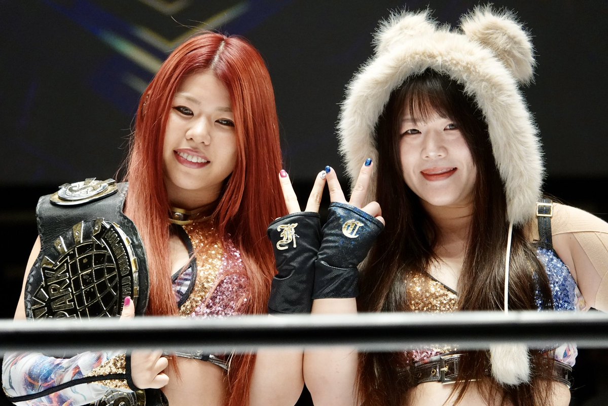 stdmno1's tweet photo. 2026.7.8スターダム後楽園大会
FWC🔥
#コグマ 選手
#葉月 選手
#STARDOM https://t.co/7zof7M6YCM