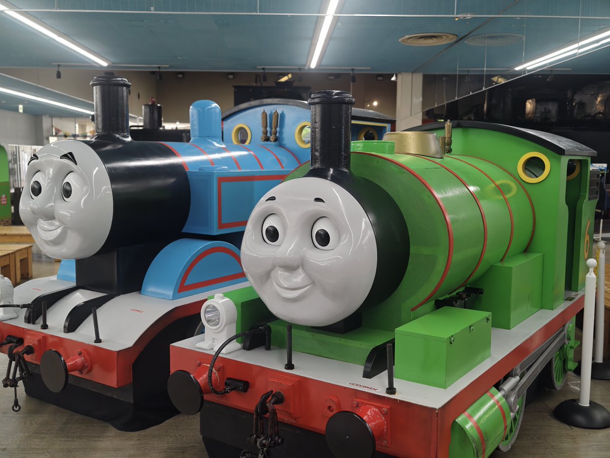 トーマスの展示やってた＼(^o^)／