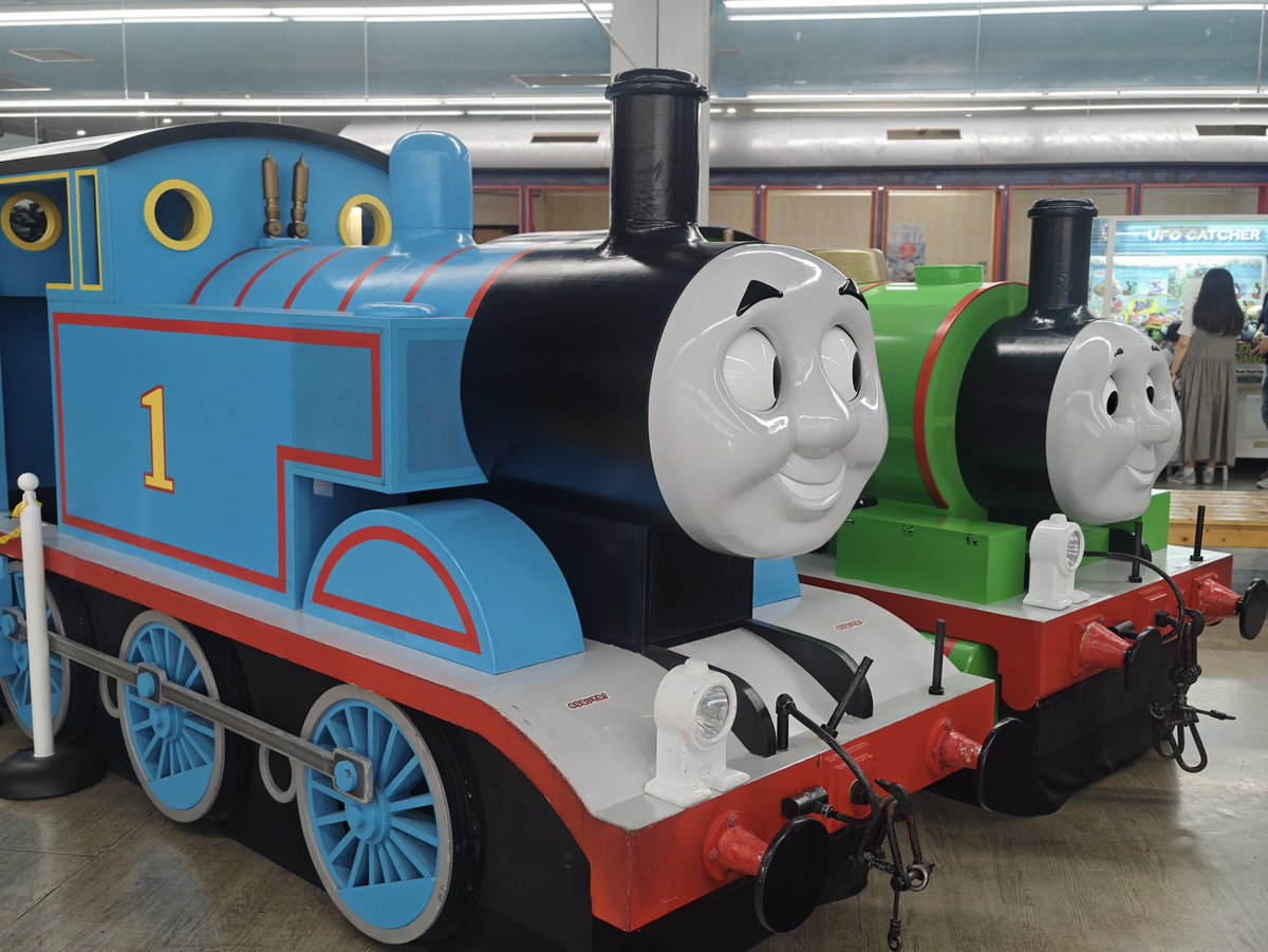 トーマスの展示やってた＼(^o^)／