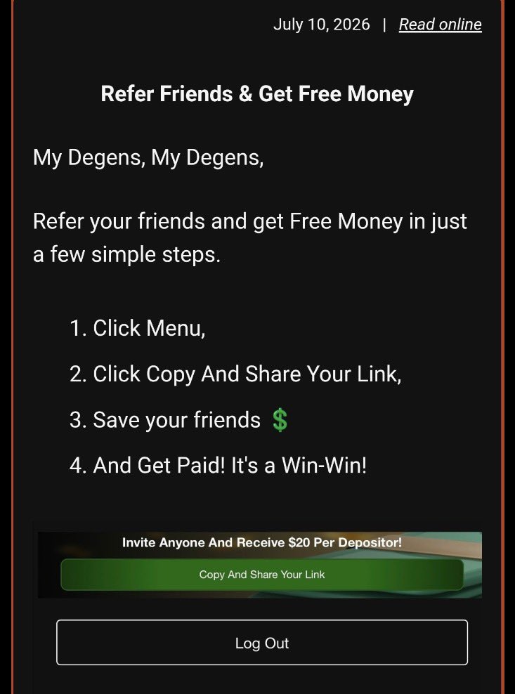 BetOpenly's tweet photo. Gambling X, in case you missed our latest newsletter we have launched our referral program! 

If you like using us and having access to the best lines and odds in the industry tell your friends to sign up! 

Details below 😎 https://t.co/5qs4K6Kupo