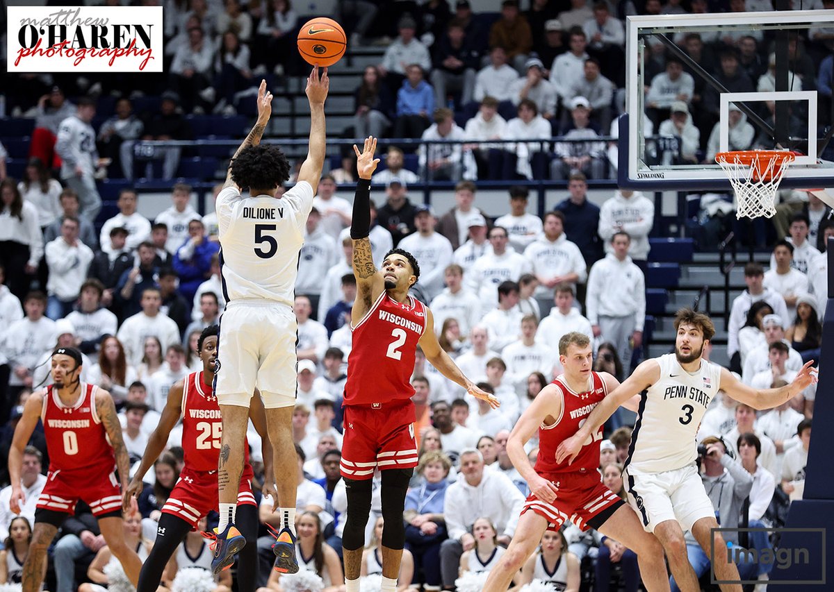 moharenphoto's tweet photo. .@BadgerMBB defeats @PennStateMBB 98-71 in the Return To Rec game played Thursday evening at #RecHall in University Park, PA. @UWBadgers #OnWisconsin #WeAre #PennState #SweatWithUs @LegionofBluePSU #LegionOfBlue #ReturnToRec @imagnimages #ImagnImages @NicholaswBoyd @GregGard https://t.co/GjrveJq8pi