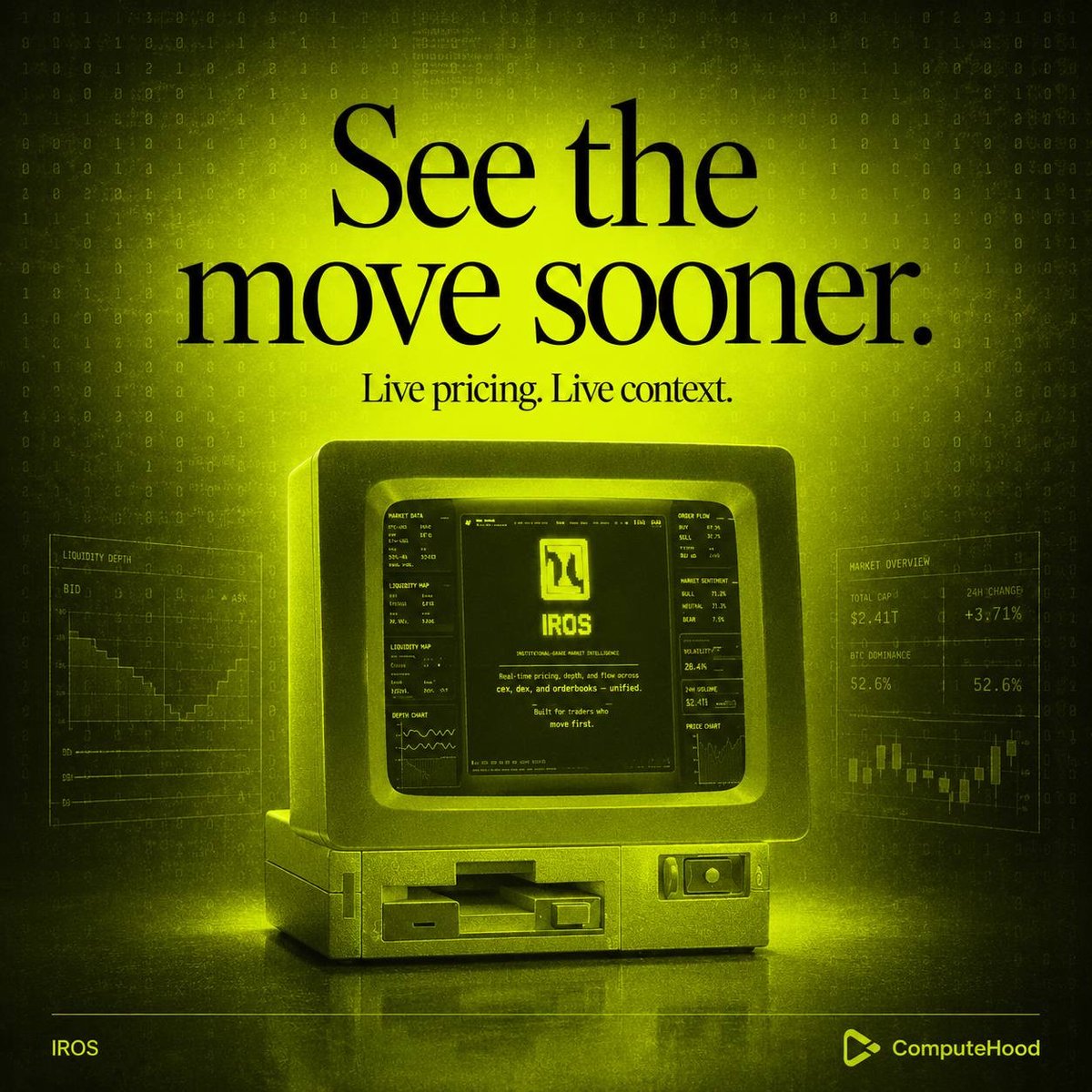 ComputeHood's tweet photo. Hey @RobinhoodApp 

tokenized assets trade 24/7.

quant desks already have the infrastructure for that. retail doesn't.

that's the gap ComputeHood fills.

Send Address (EVM) https://t.co/4yTUlmaDQe