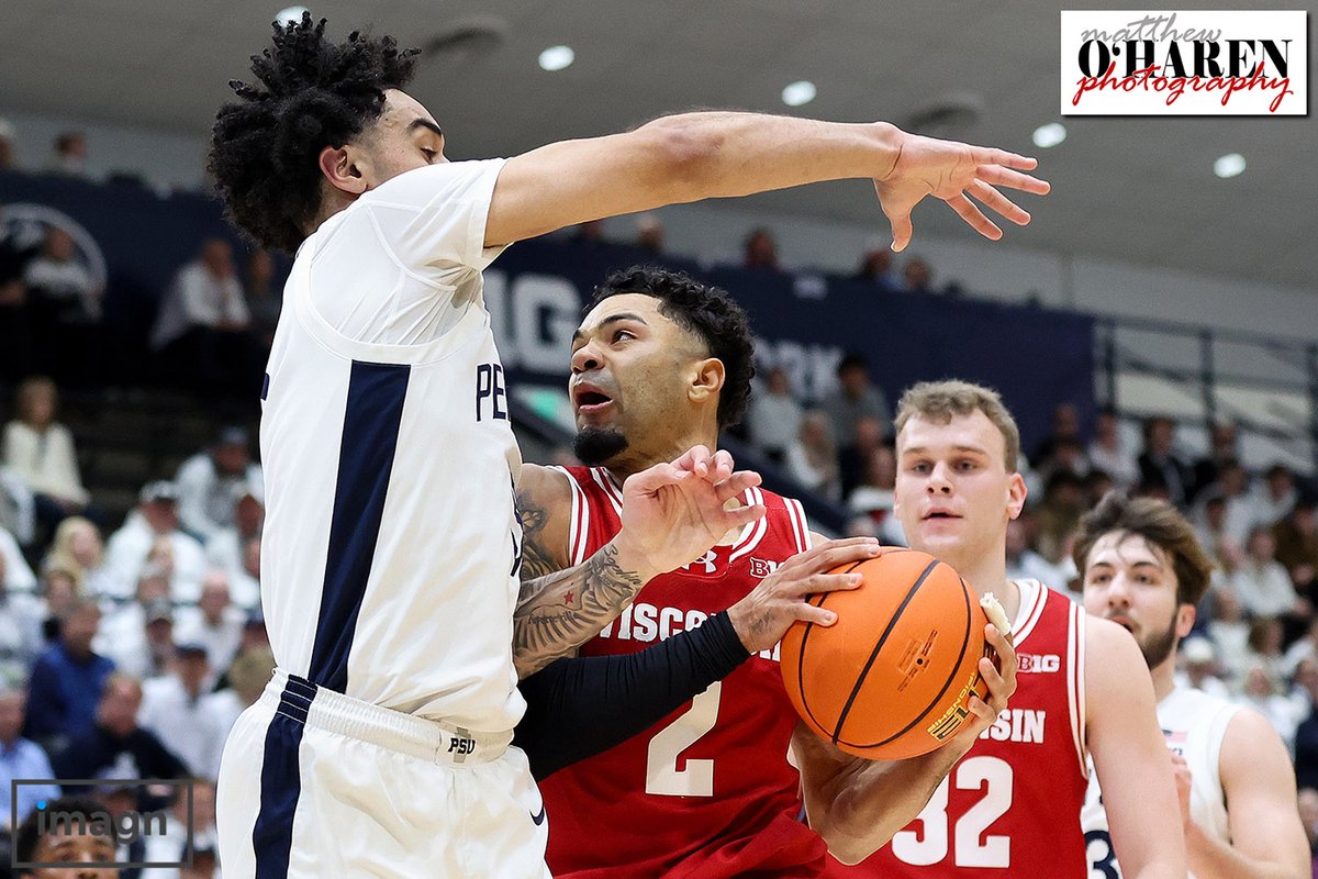 moharenphoto's tweet photo. .@BadgerMBB defeats @PennStateMBB 98-71 in the Return To Rec game played Thursday evening at #RecHall in University Park, PA. @UWBadgers #OnWisconsin #WeAre #PennState #SweatWithUs @LegionofBluePSU #LegionOfBlue #ReturnToRec @imagnimages #ImagnImages @NicholaswBoyd @GregGard https://t.co/fsDioJUmn8