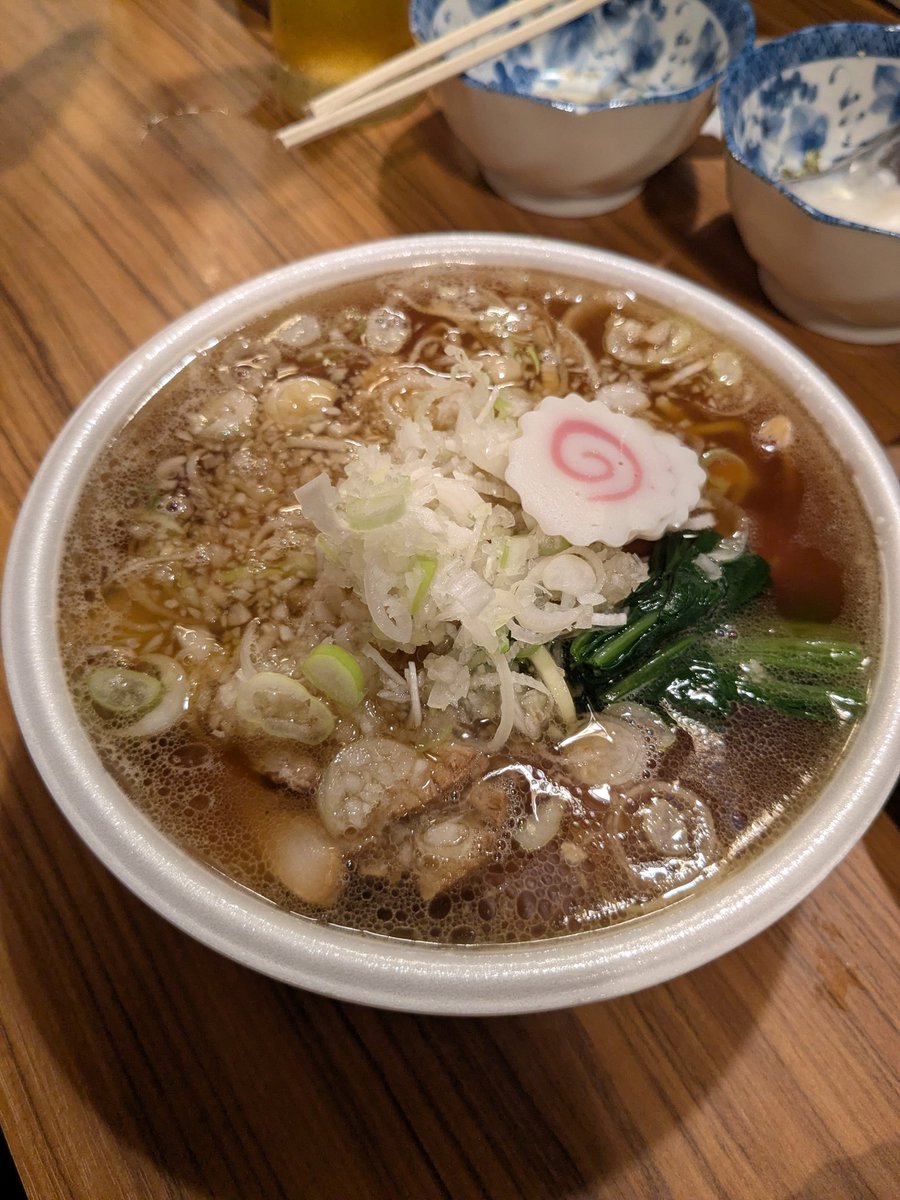 chiepmapma's tweet photo. お友達が作った生姜醤油ラーメンすごー https://t.co/AYMZcgT7Et