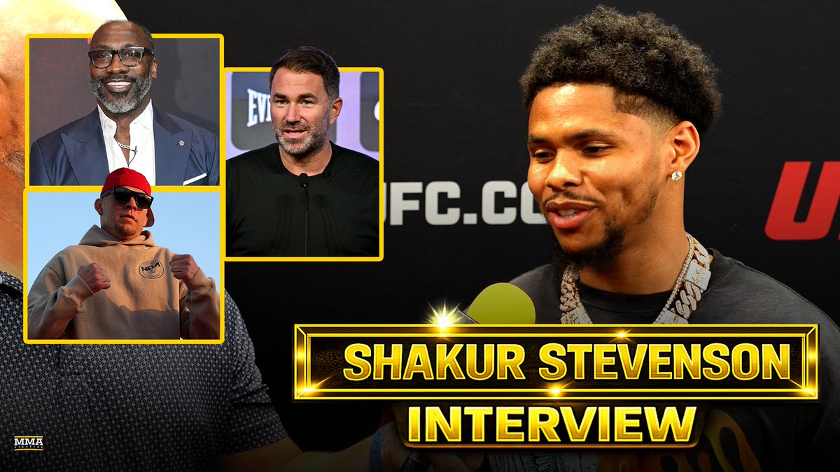 MikeHeck_JR's tweet photo. Caught up with Shakur Stevenson for @MMAFighting after signing with Zuffa Boxing. We talked the viral Shannon Sharpe interview, Eddie Hearn spoiling the news, Nate Diaz's reaction, and more. https://t.co/gpaSCVcSES