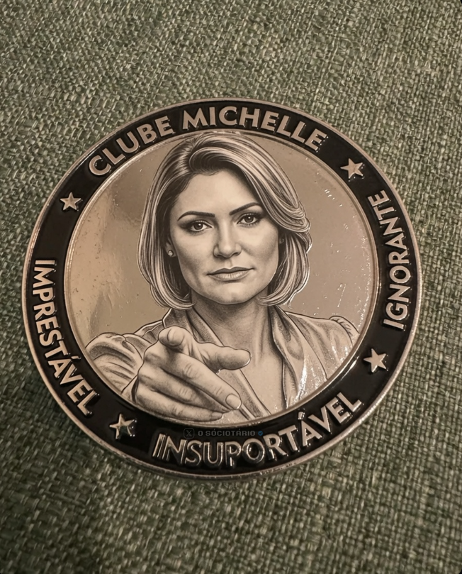 osociotario's tweet photo. Vazou a imagem da medalha 3is da Michelle Firmo 😏