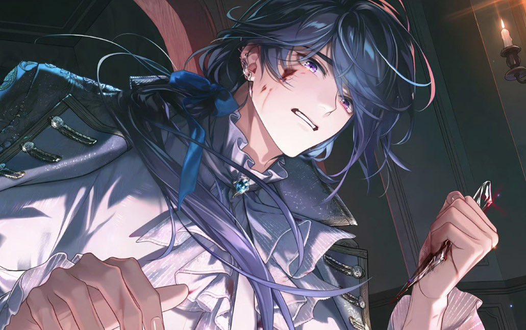 reki_apples's tweet photo. don’t you just love it when he’s suffering and covered in blood https://t.co/TKtXsoJMoR