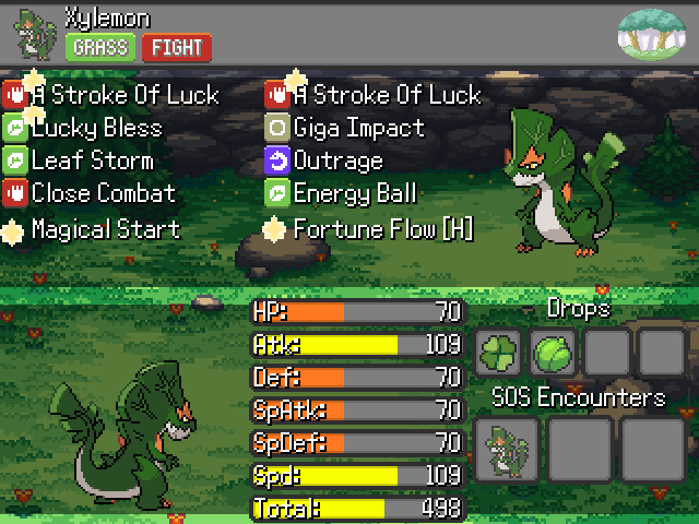 dracrixco's tweet photo. 🍀🥊Xylemon, the Fortune Pokémon!

Many legends tell of those whose lives changed after a single stroke of luck brought them face to face with Xylemon. It's no surprise that it's revered by the superstitious. ✨ 

Design & Sprite by @gopokenohito