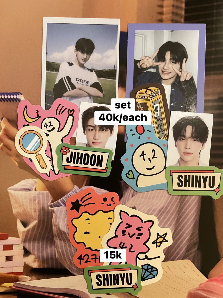 marvvelcat's tweet photo. *:· ˳ . want to sell aab decokit ws

- exc adm &amp; pack 5k
- bekasi, jawa barat

t. wts lfb id photo shinyu youngjae dohoon hanjin jihoon kyungmin https://t.co/Bksz5hU4X9