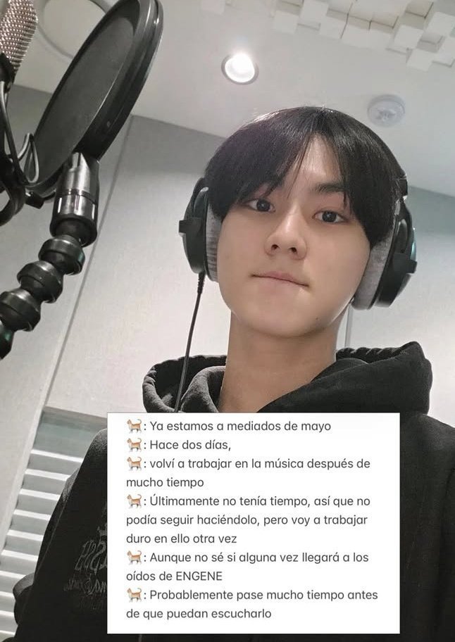 ssunsunaa's tweet photo. jungwon diciendo literalmente q ellos están limitados por esta empresa de mierda en lanzar su propia musica en solitario

#BeliftRespectENHYPEN https://t.co/HrwmePhRbP