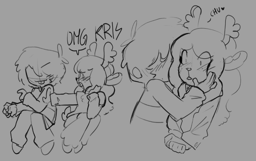 croomie26's tweet photo. a #kriselle request for a friend #deltarune #deltarunefanartㅤㅤㅤㅤ https://t.co/VM3jB6Wui2
