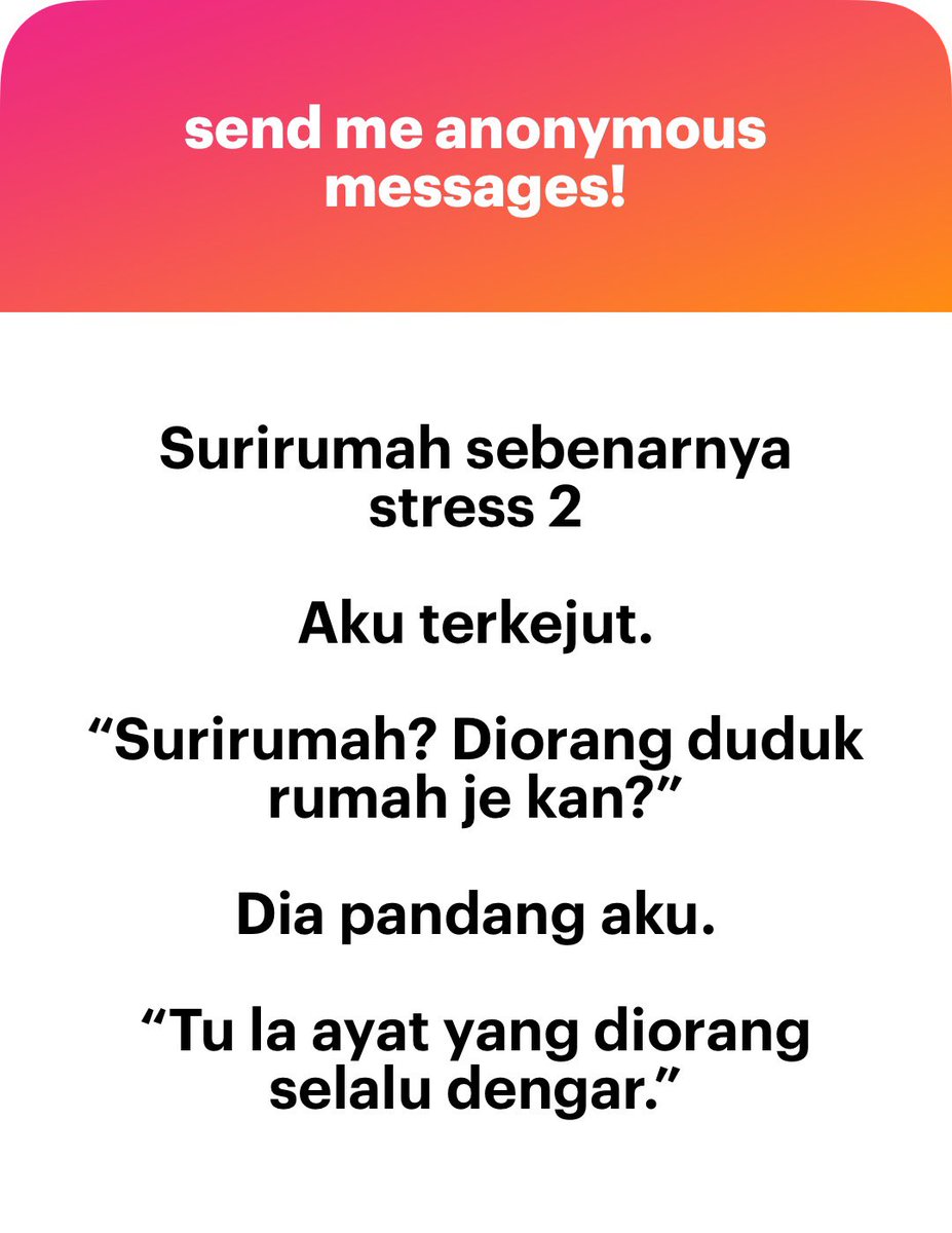 meinmokhtar's tweet photo. To all SAHM luar sana, stay strong https://t.co/qaV16Pjsua
