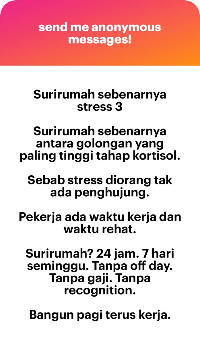 meinmokhtar's tweet photo. To all SAHM luar sana, stay strong https://t.co/qaV16Pjsua