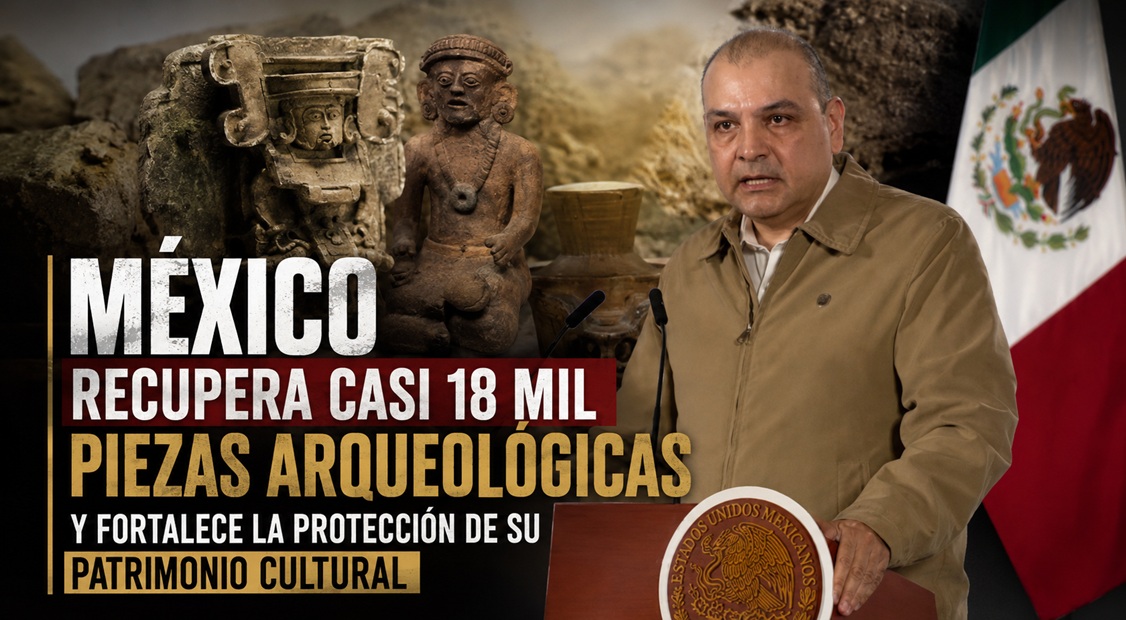 ElDemocrataTam's tweet photo. 🗿🦅México recupera casi 18 mil piezas arqueológicas y fortalece la protección de su patrimonio cultural
#PatrimonioCultural #TallerOriginal #ArtesanosMexicanos #MiPatrimonioNoSeVende #CulturaMexicana #HechoEnMéxico
https://t.co/5vdXPBhjud https://t.co/jAsRHWSHCx
