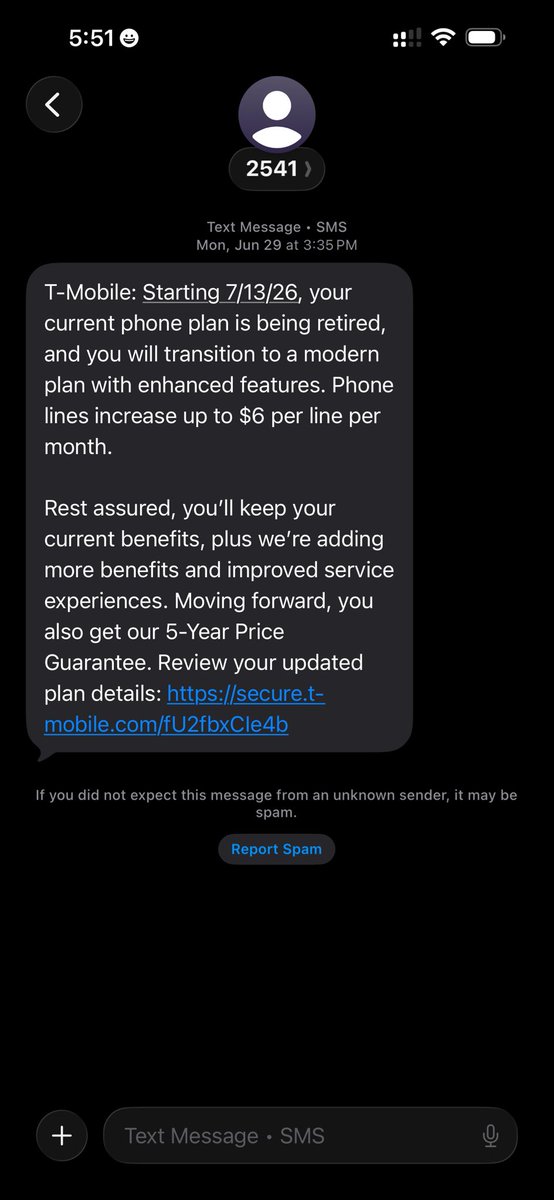 _yuhuwu's tweet photo. @TMobileHelp increasing $6 per line per month is outrageous. This month was supposed to be my milestone of paying off my iphone promo and now I get hit with more fees? Wth I have 8 lines. Are yall gonna charge my free lines too? Is this my sign to switch carrier? I need answers https://t.co/sTYX0wvC0y