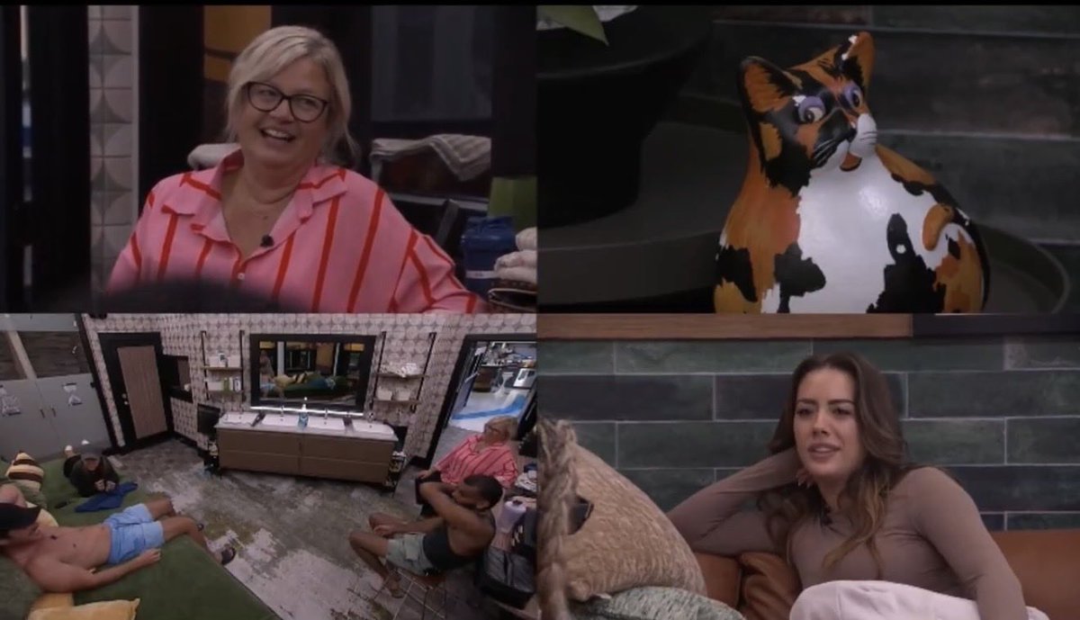 danica_angles's tweet photo. Angela is back on live feeds. I am so happy 🥲 #bb28 https://t.co/ki3qFVtlEi
