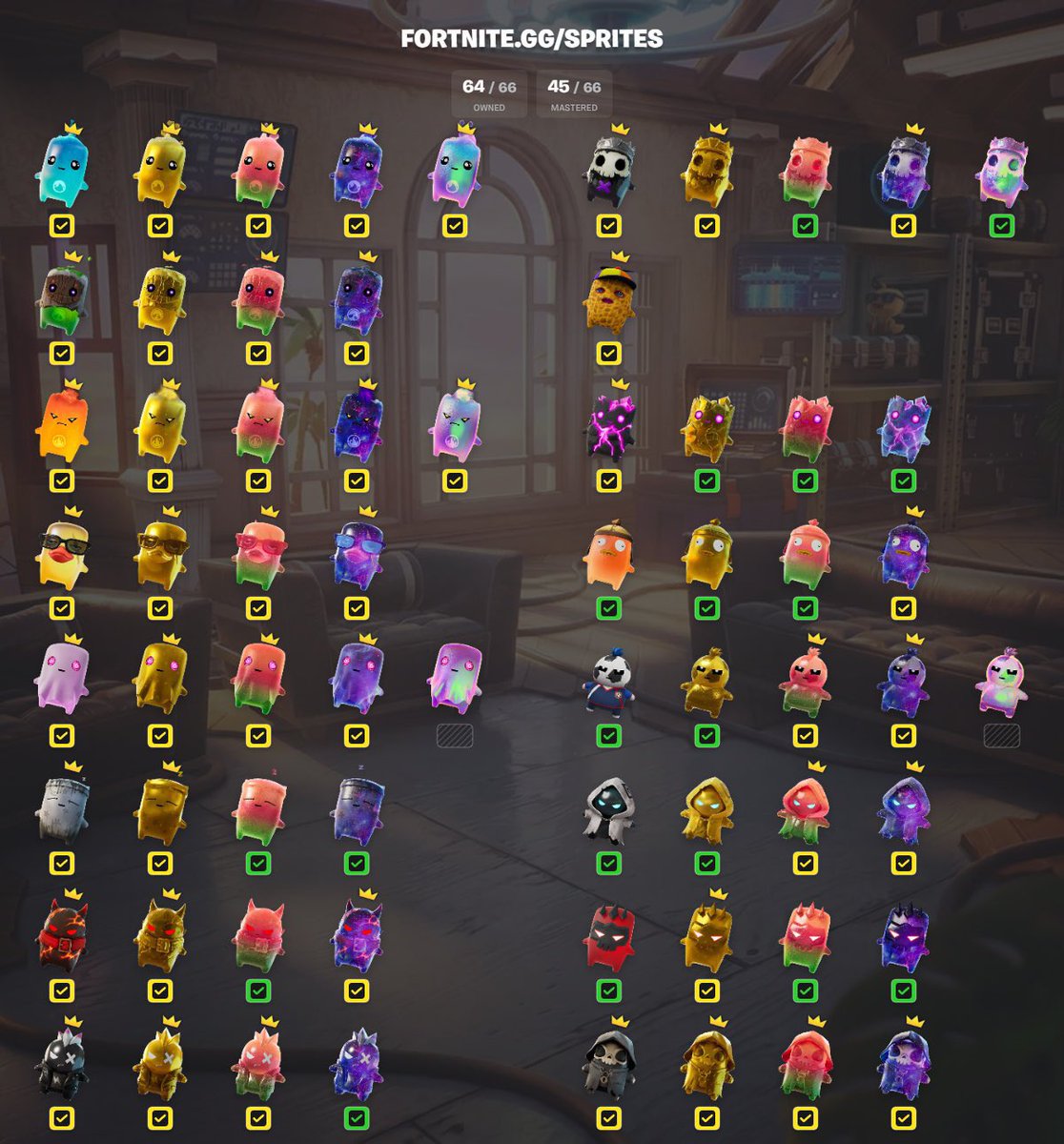 Edd1eHimself's tweet photo. Anyone want to trade for any of the 3 that im missing for Fortnite sprites? I got Grim and Zero Point Sprites. Im missing holofoil King, Ghost, and Striker
#Fortnite #FortniteSprites #Sprites
#SpriteTrade https://t.co/a1BEe0DXGG