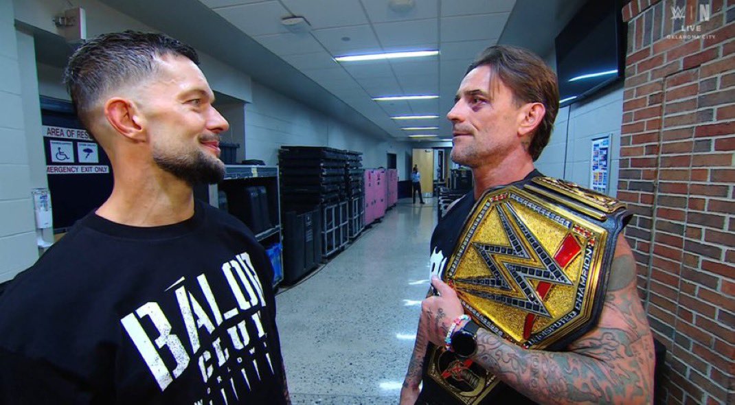 AdamGoldberg28's tweet photo. CM Punk on smackdown is already an A+ https://t.co/GOnnaZ5l8h