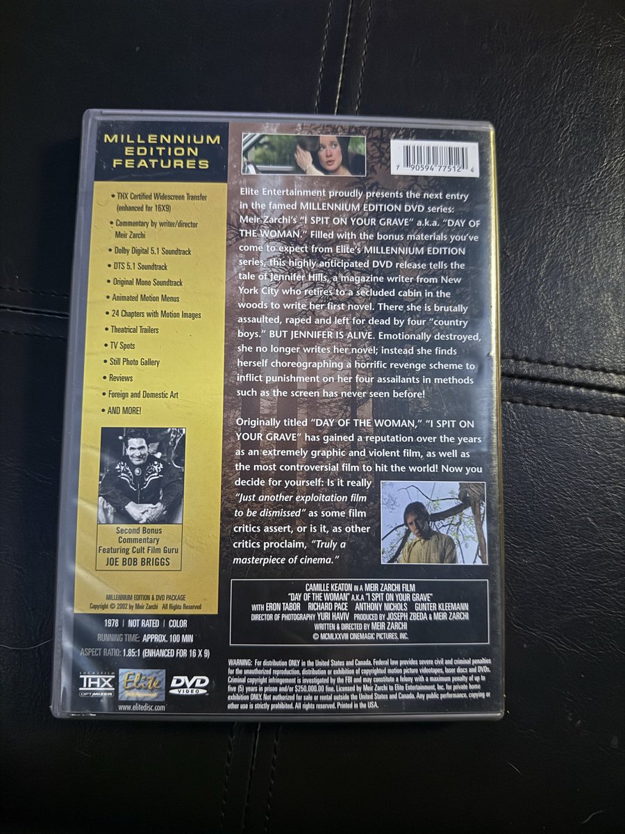 DeathMetal_Dave's tweet photo. The dvd that @therealjoebob was referencing @kinky_horror #thelastdrivein https://t.co/S6qntDO8IK