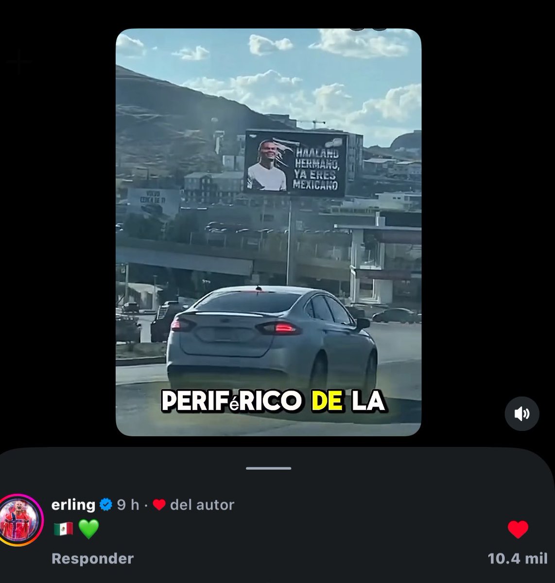 cinthyaforliam's tweet photo. Haaland JAJA vio el video de “Haaland hermano ya eres mexicano” por más q nos quieran odiar los demás países de latam, Haaland  y Bellingham aman a México 😭❤️🇲🇽 https://t.co/IMO8fQEqFG