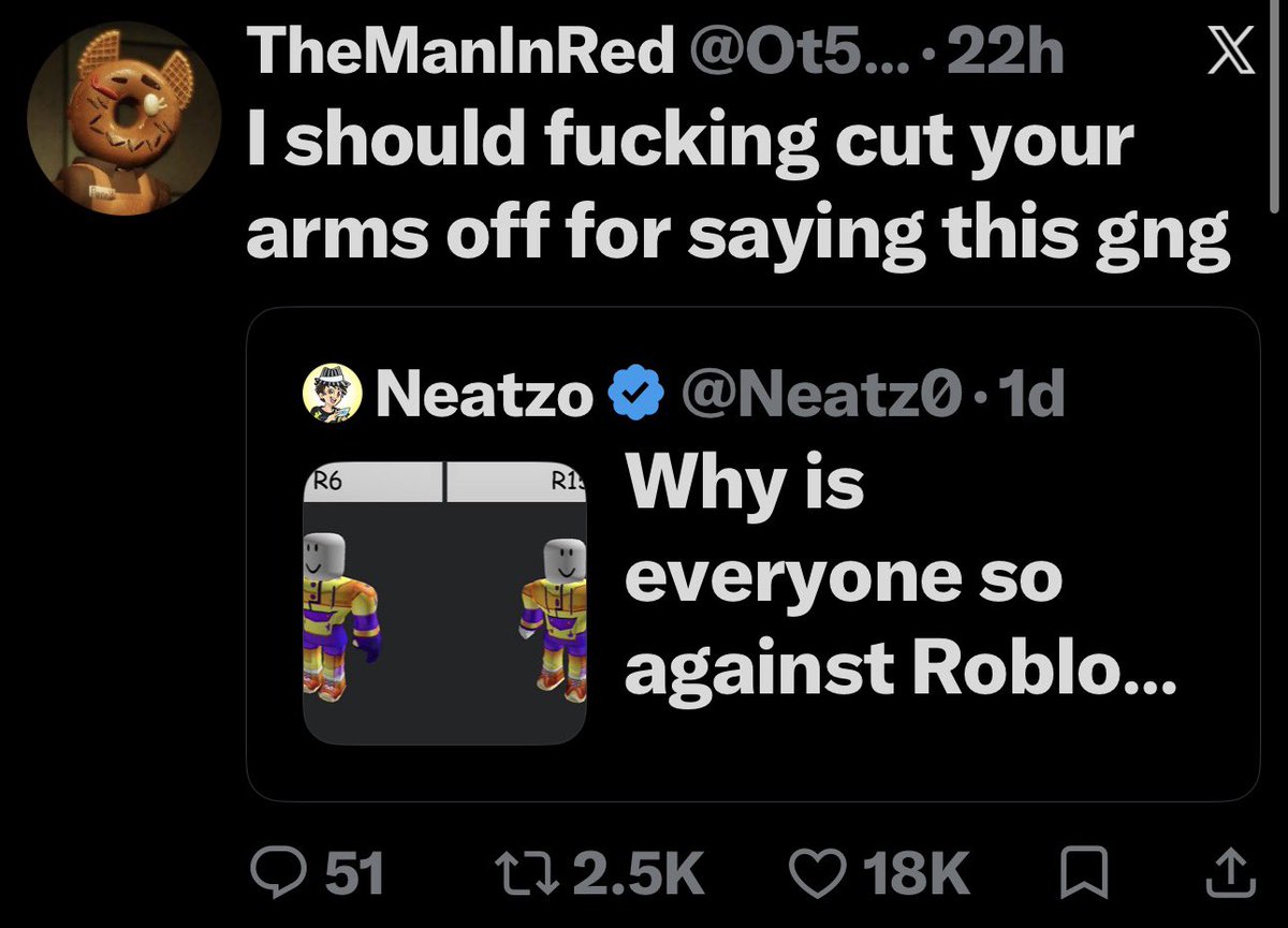 ogrobloxtho's tweet photo. @Neatz0 bro lost the war and is still trying to fight😭 https://t.co/0nH1bElU3W