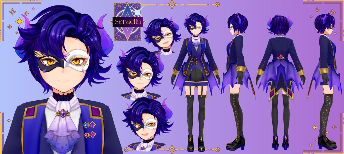 Seraclin | 🎭Masquerade Demon VTuber tweet media