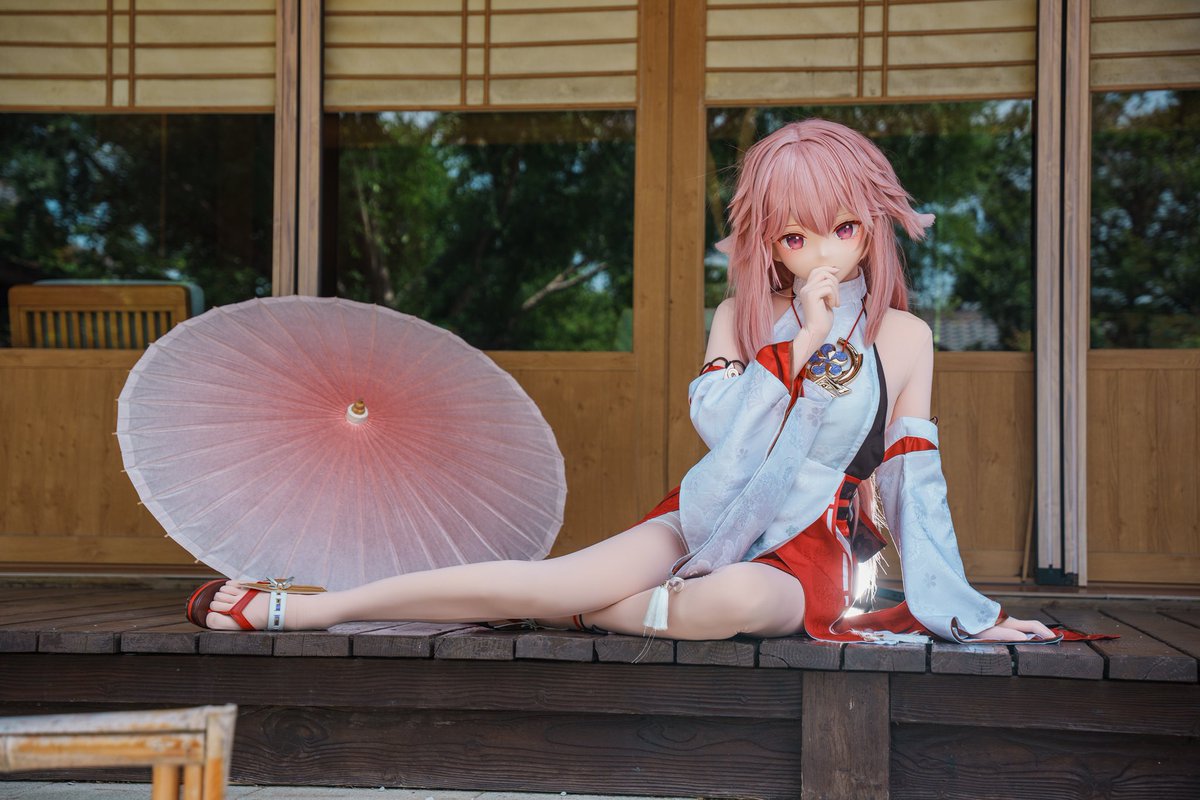 chukilulu's tweet photo. 夏日雅兴～

#kigurumi #八重神子 #yaemiko https://t.co/Y5H4AVyLRh