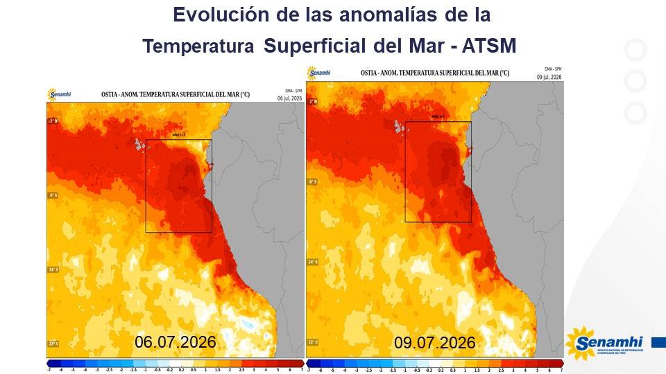 climatologa's tweet photo. #Lima
Permite #oladecalor #diurno y #nocturno en Lima.🔥🔥
Durante el día, persiste la #oladecalor #diurna en #Callao y #JesúsMaría, con 27 y 35 días muy cálidos consecutivos, respectivamente, presentando #anomalías #diarias de +4,6°C y +3,3°C, temperaturas similares al evento #ElNiño #Costero 2023.🥵🥵
Asimismo,hoy: #Callao registró #noche #extremadamente #cálida🥵; mientras #JesúsMaría y #LaMolina alcanzaron el umbral #noche #muycálida con 64, 58 y 16 noches cálidas consecutivas; respectivamente, presentando #anomalías #diarias de +4,8°C, +3,8°C y +4,0°C.🥵🔥
Se fortalece el #calentamiento🔥 en el litoral costero y frente a Lima, com núcleos cálidos intensos, favoreciendo #temperaturas del aire superiores a lo normal tanto durante el día como durante la noche, asociado al desarrollo de #ElNiño #Costero 2026.🔥🔥
https://t.co/rEtoeZsWDv