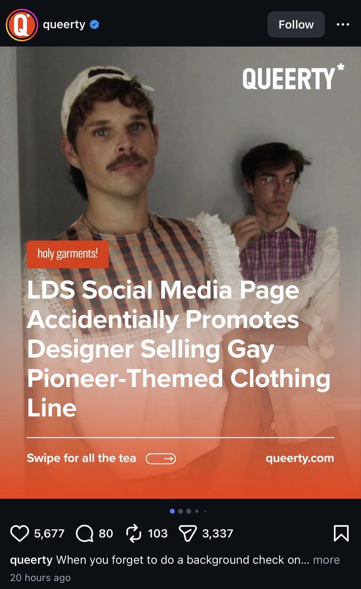 MNT_Salt's tweet photo. @NotYourBishop This gay account has ~300k followers and they are promoting it now. https://t.co/me5J9Qx2cL