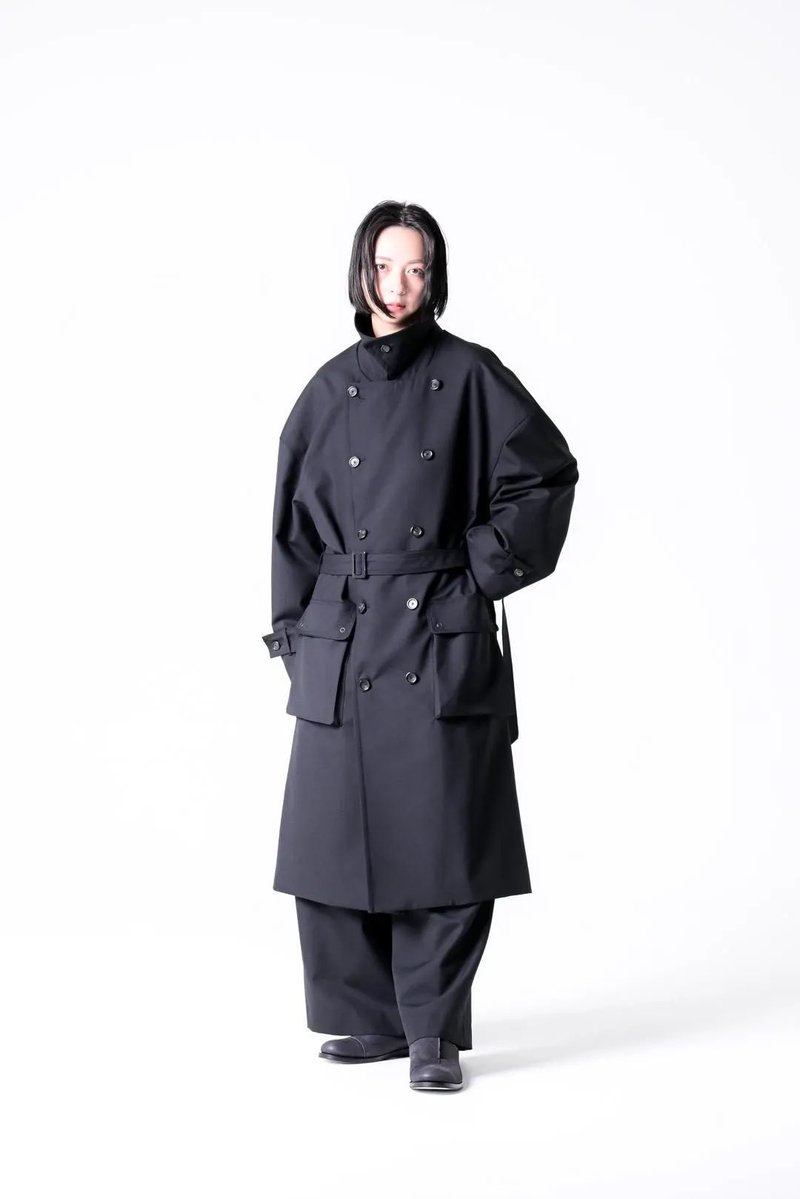 VOAAOV 2026AW] 尾州ウールオックスフォードオーバーサイズコート