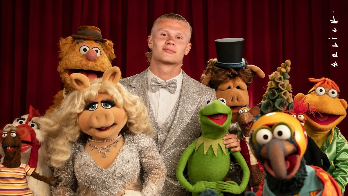 berlich's tweet photo. Haaland es un personaje ideal para host del Show de los Muppets. https://t.co/8VG6OKr7IU