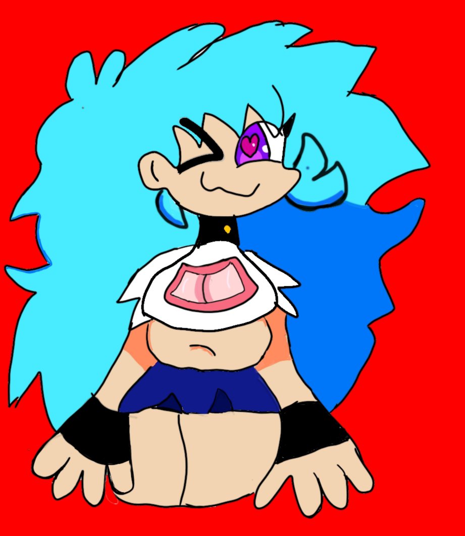 unshadowbaneado's tweet photo. Terminé esto con una sola capa #skyblue #fnfskyblue #digitalart https://t.co/DeWG19QIXj