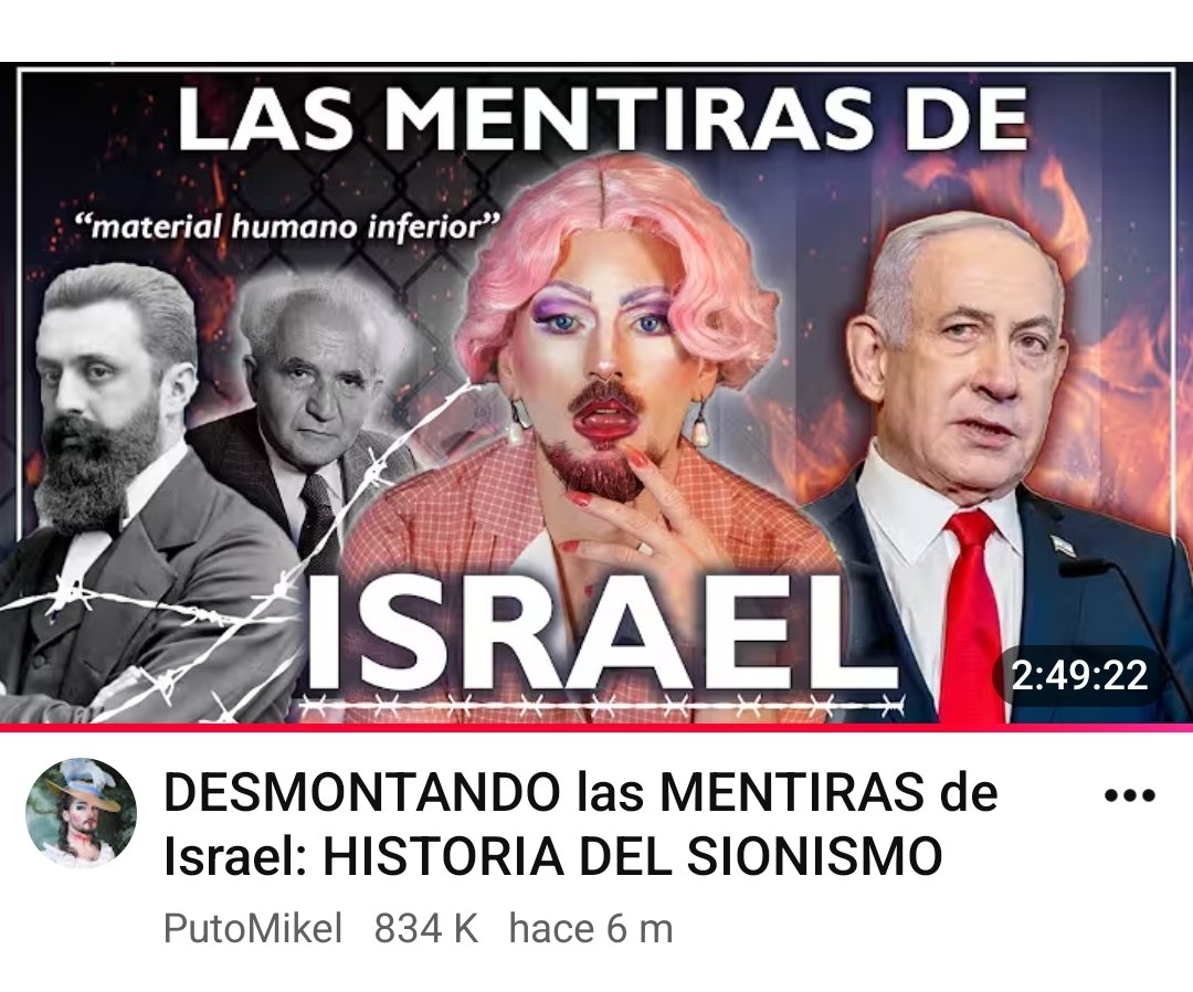 johgyu's tweet photo. si alguno de ustedes va a empezar a compartir información antisemita y propaganda nazi por favor déjenme de seguir en este momento, si realmente les interesa saber qpdo les recomiendo este videon es largo? Sí, pero es lo más completo que existe
Sean antisionistas, no antisemitas https://t.co/saevNKoiXz